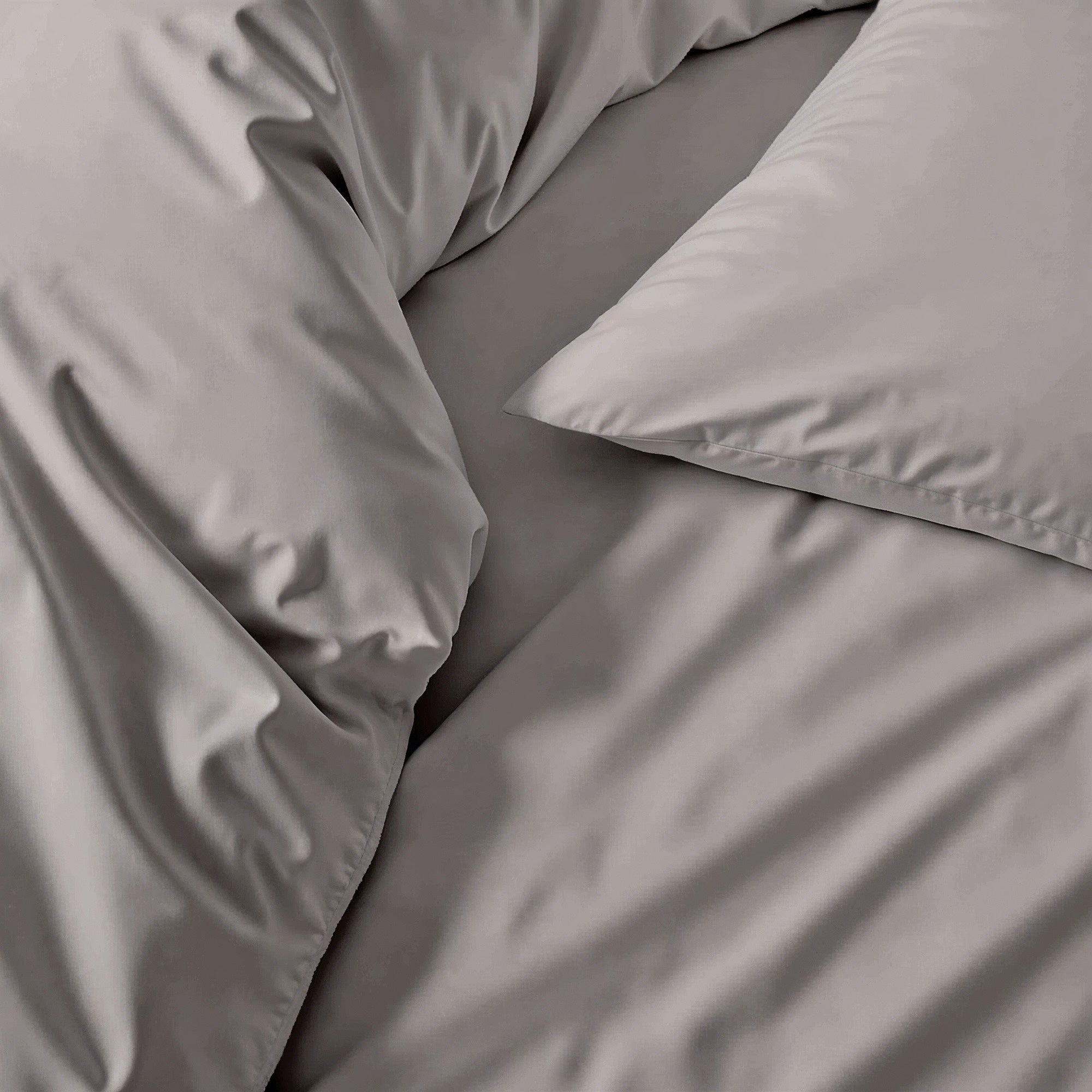 Classic Australian Sateen Sheet Set | Pebble Grey