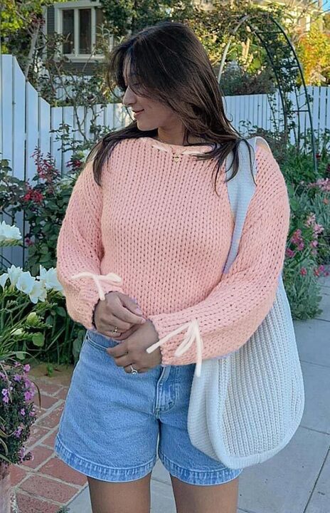 Bea Baby Sweater | Pink