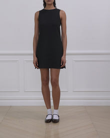 A-line Muscle Dress | Black