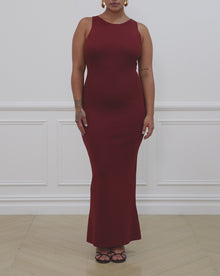 Flutter Muscle Tank Maxi Dress | Russet