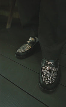 Mens | Roma Diamond Loafer | Black