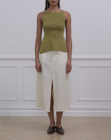 High Straight Neck Top | Willow