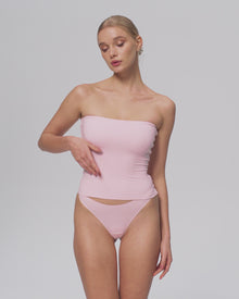 Seamless Full-Length Tube Top | Lemon Meringue