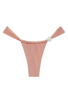 Sandra Pearl Bikini Bottom | Prima Pink Sparkle