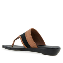 Gesa Sandal Flat | Black Canvas