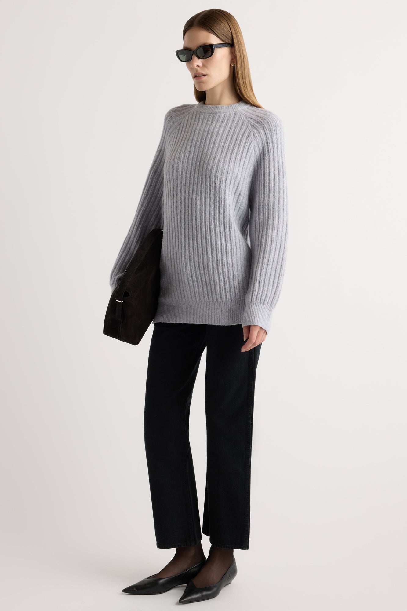 Marije | Roylene Ribbed Boyfriend Sweater in Size Small 