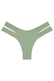 Euro Bikini Bottom | Sage Green Rib