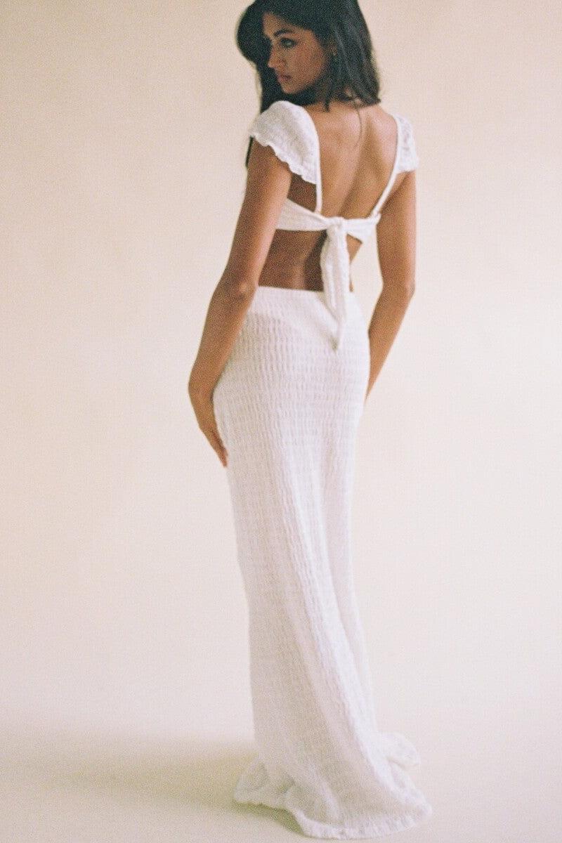 Low Rise Long Slip Skirt | Seychelles