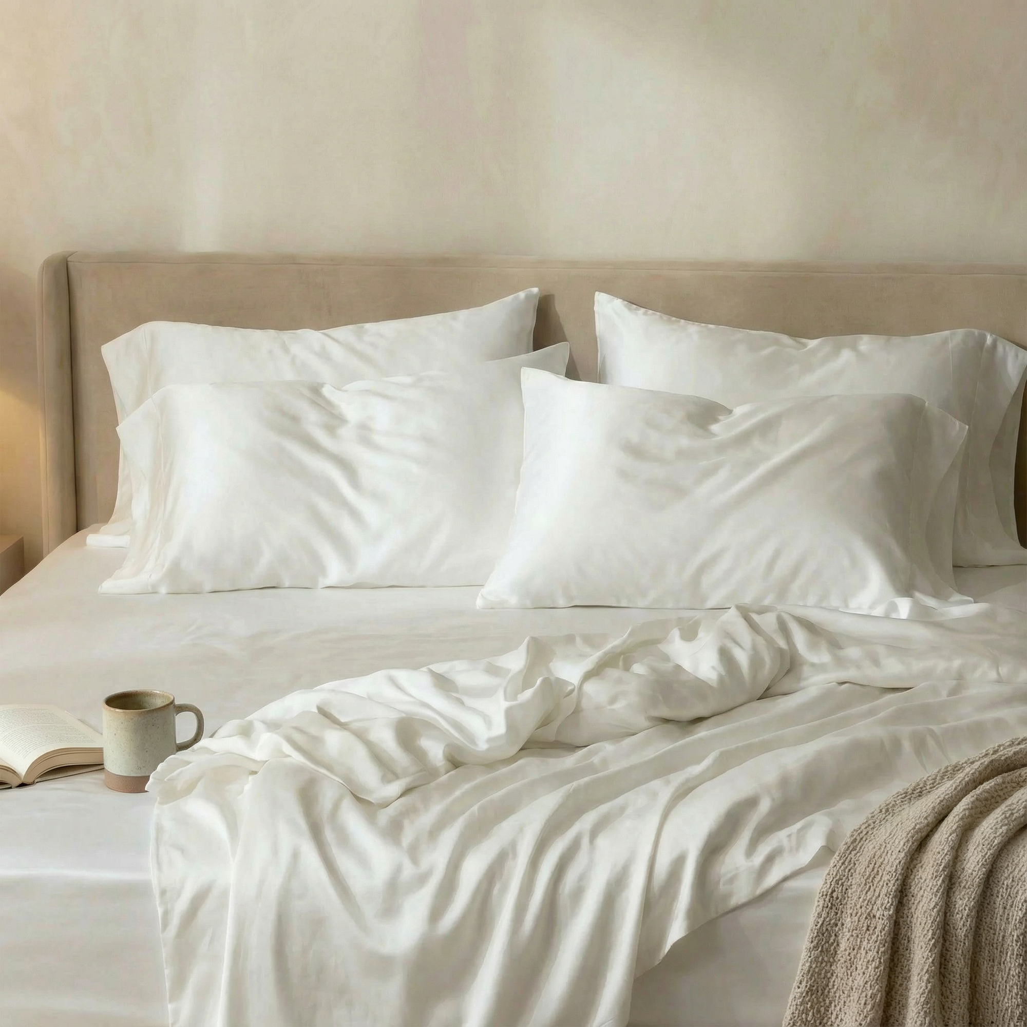 Signature Bamboo Pillowcase Set, Standard | Cloud White | Set of 2