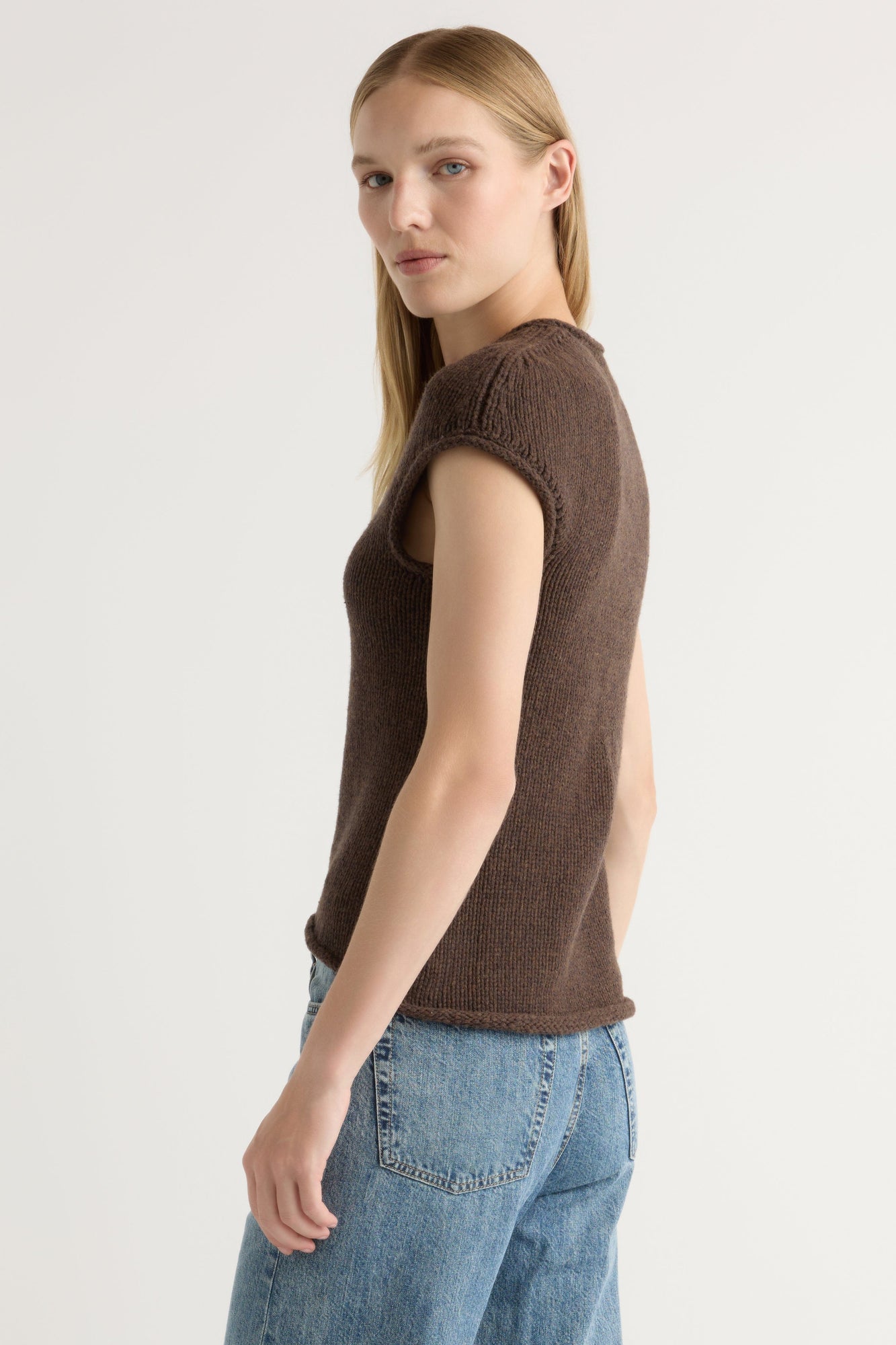 Jess | Simoul V-Neck Sweater Top in Size Small