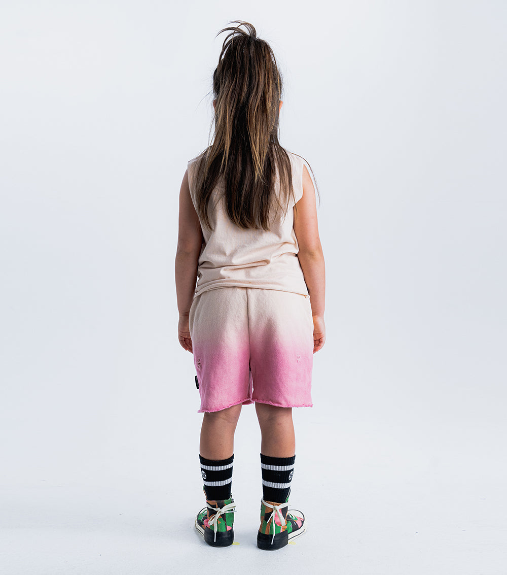 Unisex | Watch Out Sleeveless Shirt | Nude