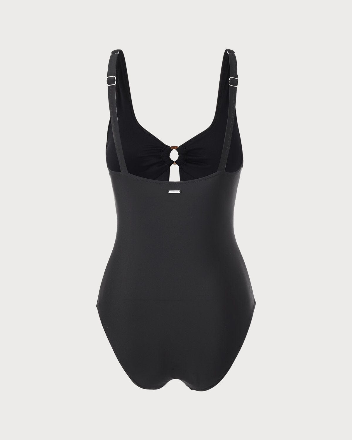 Black Cutout One Piece Swimsuit | Black