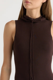 Renee | Tammy Cinched-Neck Tencel-Blend Top in Size Extra Small