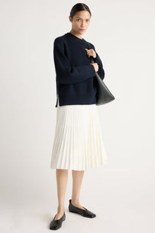 Charlotte | Tate Organic Cotton Side-Zip Sweater in Size Small 