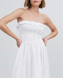 Womens | Eyelet Nicole Dress | Optic White