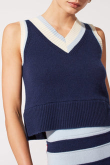 The Gigi Vest - Solid & Striped