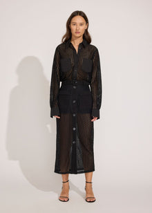 The Harper Lace Skirt - Solid & Striped