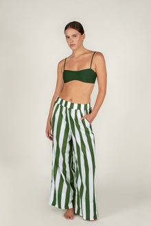Triana Pants | Verdant Stripe
