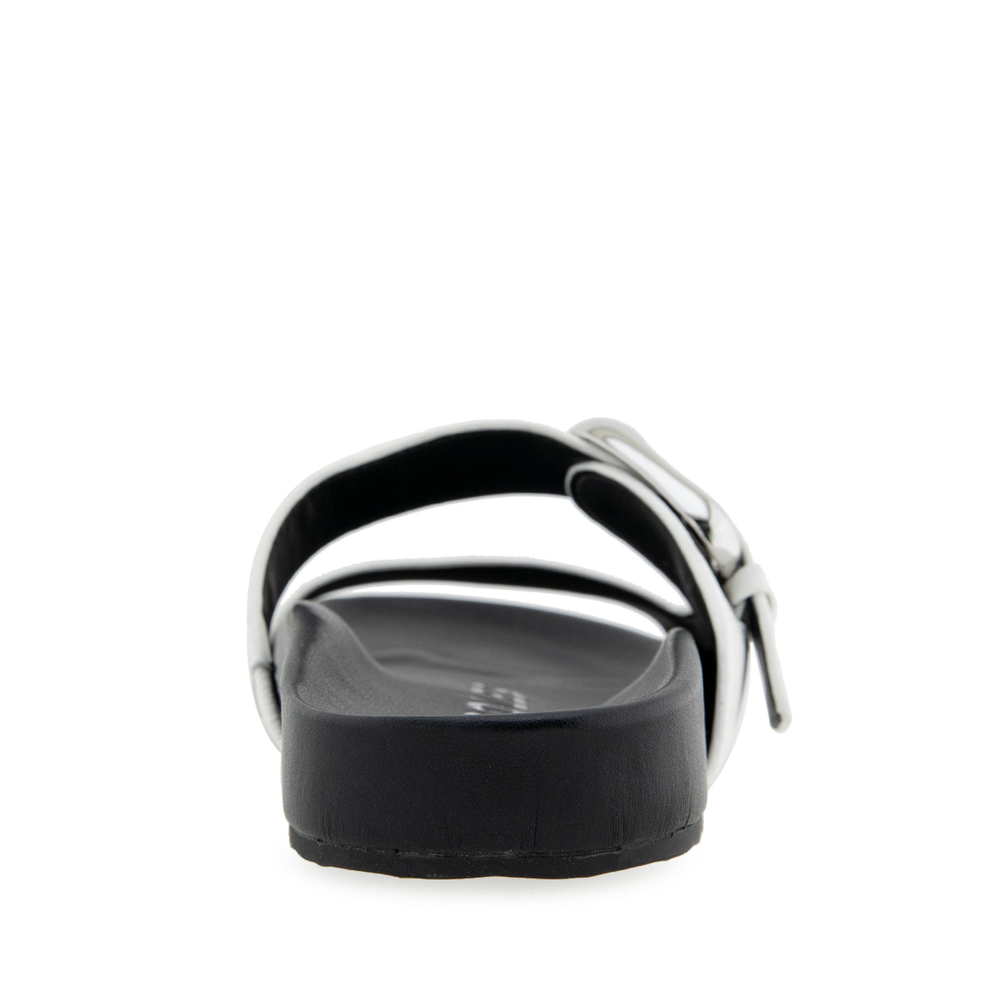 Lemon Sandal Footbed | Bright White Pebbled Leather