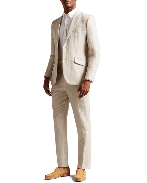 Men | Slim Fit Organic Fibre Ja | Stone