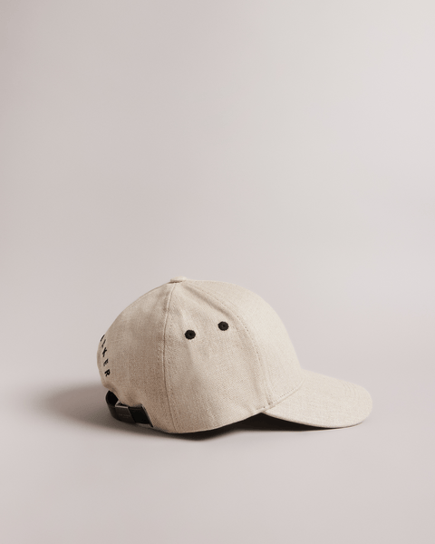 Men | Contrast Stitch Cap | White Gold