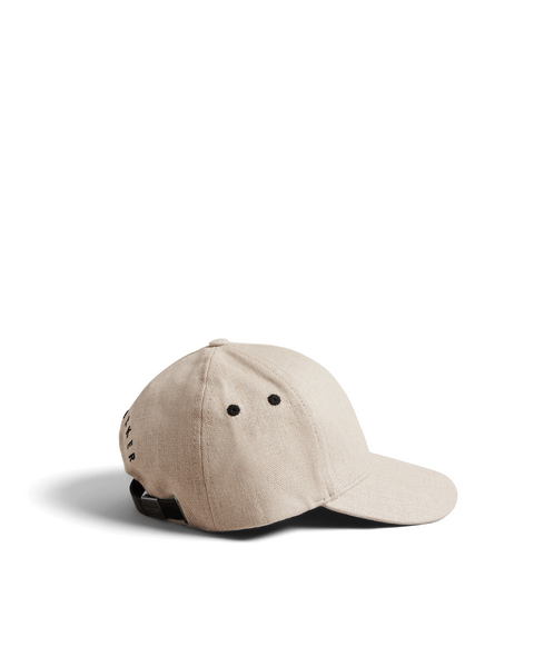 Men | Contrast Stitch Cap | White Gold