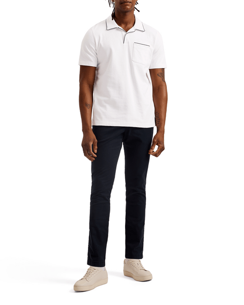Men | Short Sleeve Regular Open Collar Po | White Multi (V1)