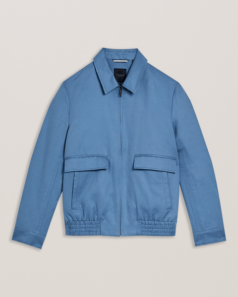 Men | Light Weight Blouson | Blue Red White