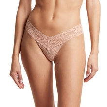 Animal Lace Low Rise Thong | Inner Peace (Beige)