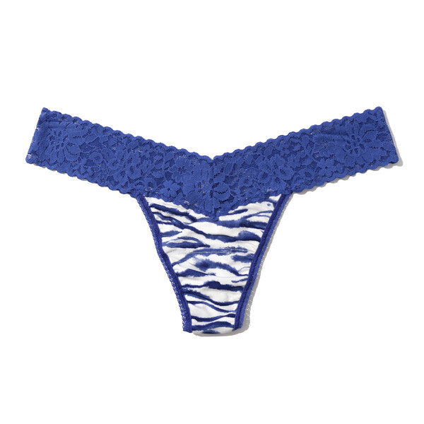 DreamEase Low Rise Thong | Inked (Blue)