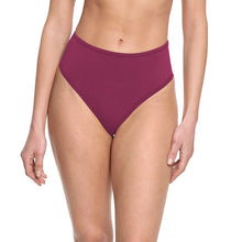 YourFit High Cut Thong | Mulled Wine (Red)