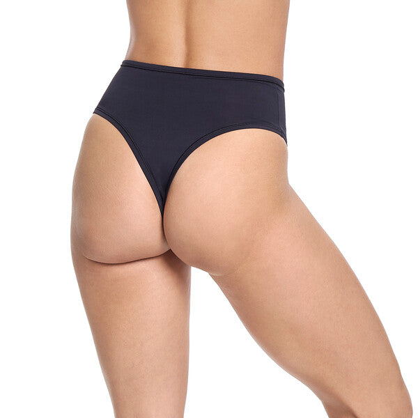 YourFit High Cut Thong | Black