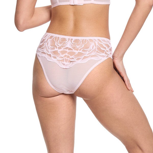 Signature Lace V-Front Brief | Vie En Rose (Pink)