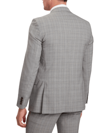 Men | Classic Wool Suit Jacket | Light Pastel Grey (V3)