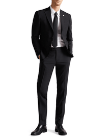 Men | Classic Wool Suit Trouser | Black