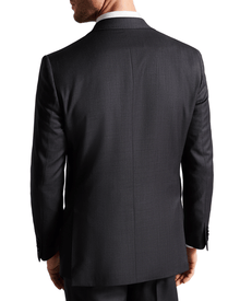 Men | Classic Wool Suit Jacket | Charcoal