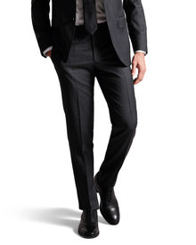 Men | Classic Wool Suit Trouser | Charcoal