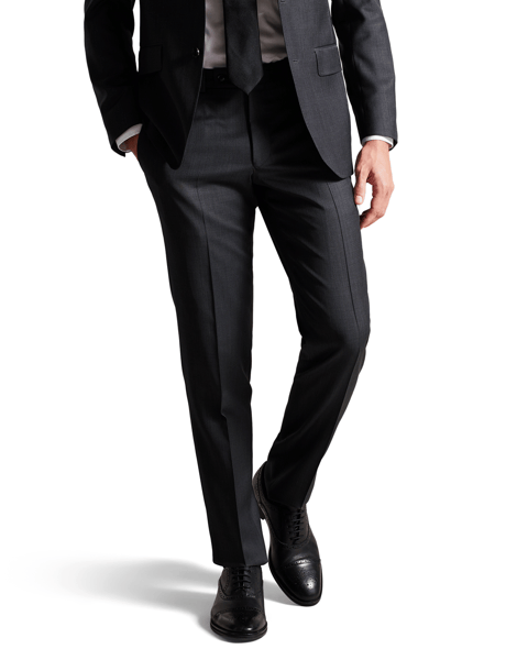 Men | Classic Wool Suit Trouser | Charcoal