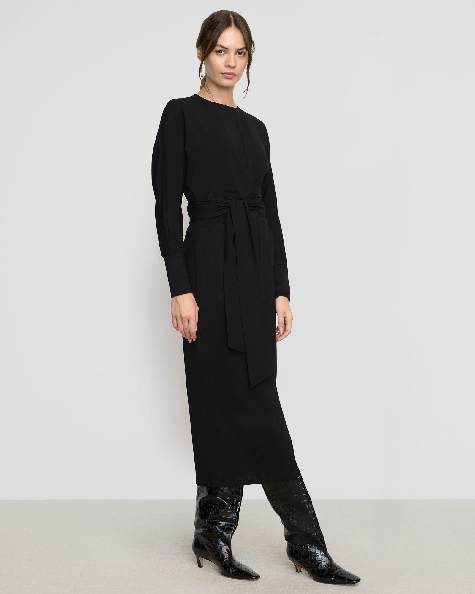 Beate | Wei Tie-Front Organic Cotton Dress Size Extra Small