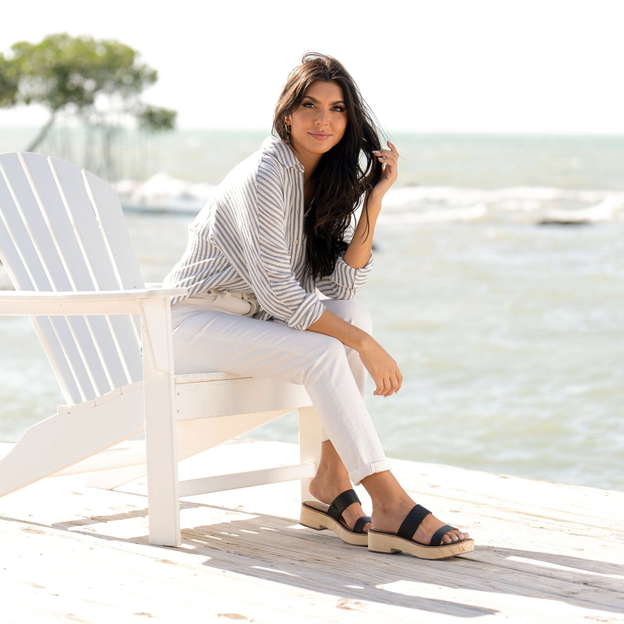 Ellie All-Day Clog Black Women's Leather Clog Nisolo