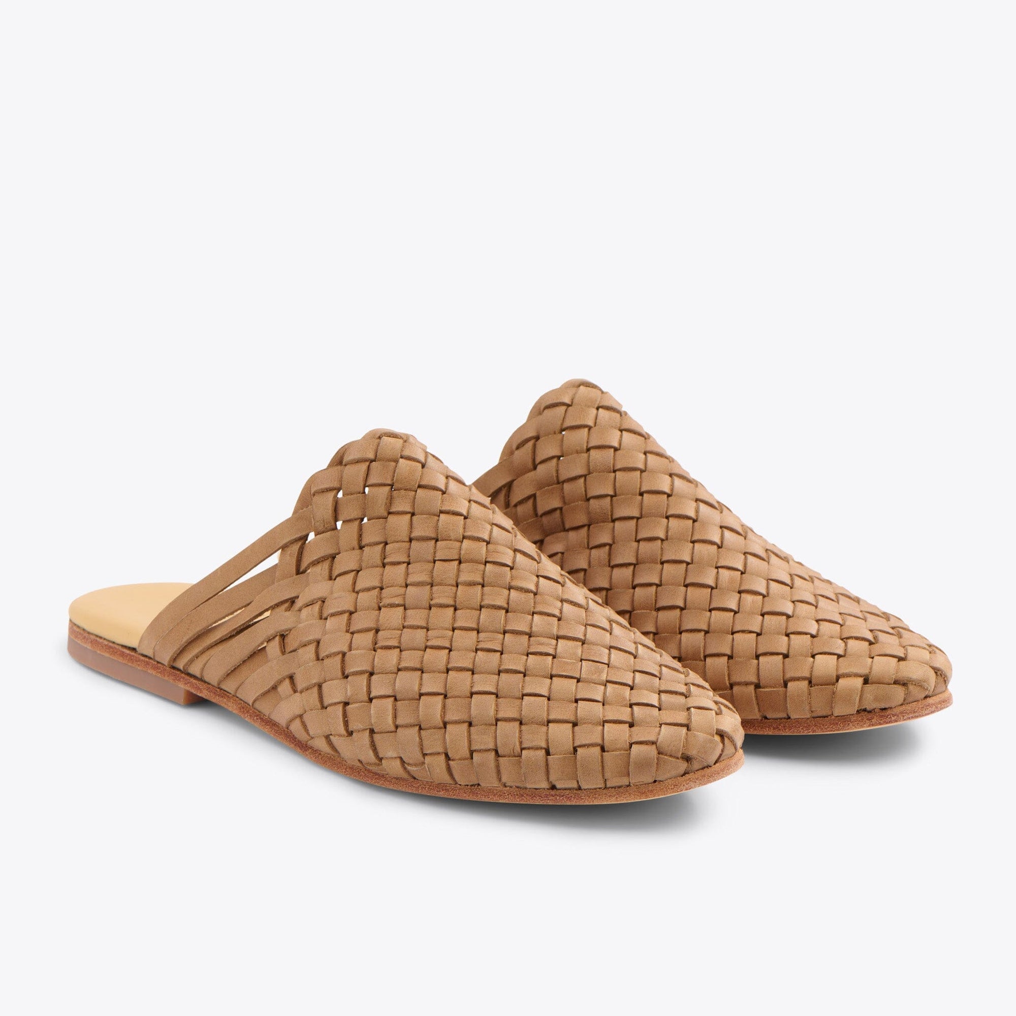 Go-To Woven Slip On Woven Almond Women's Leather Slip On Nisolo