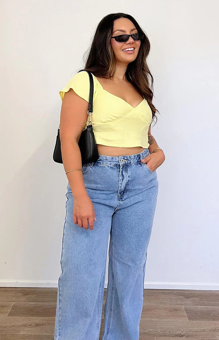 Anna Top | Yellow