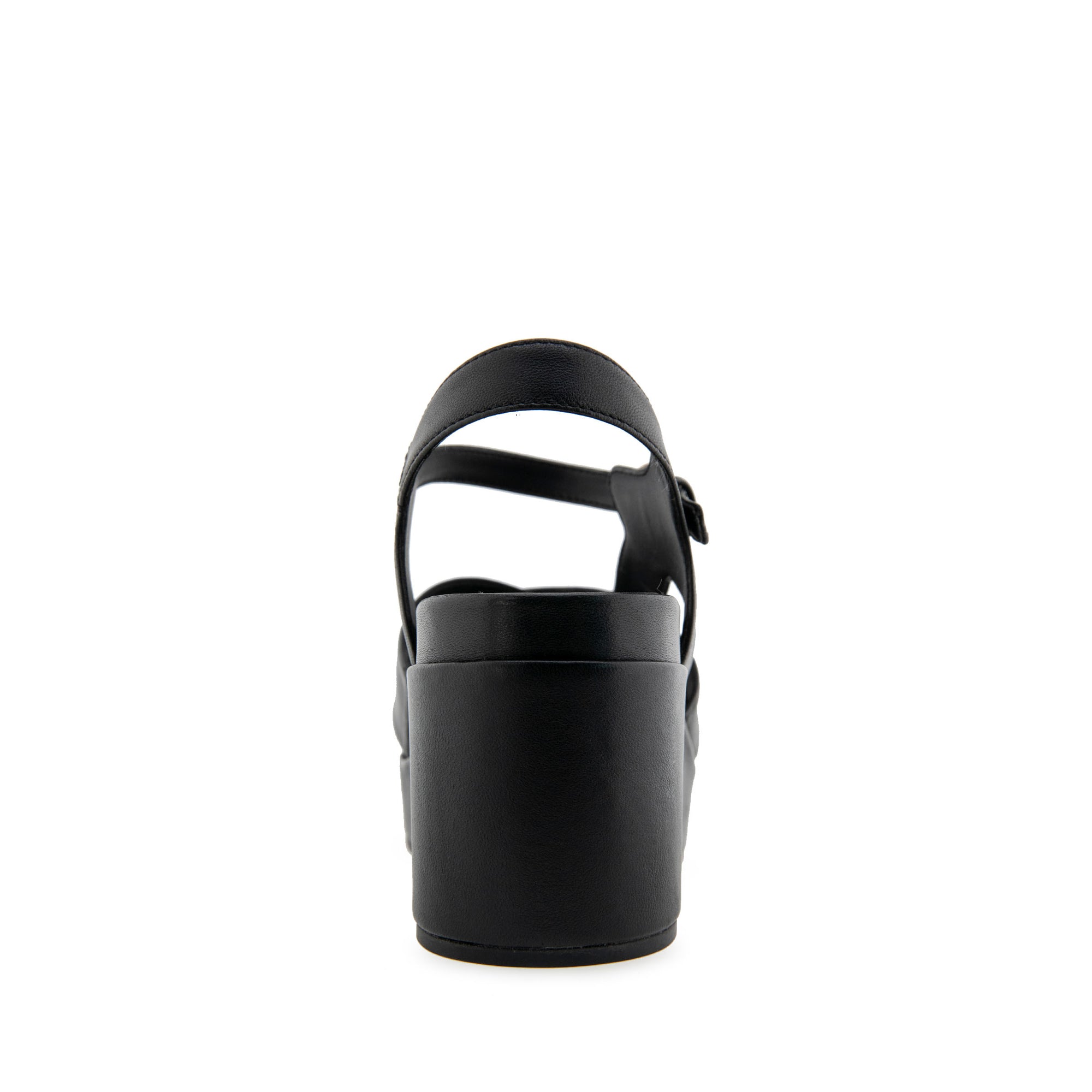 Cora Sandal Dress Platform | Black Leather