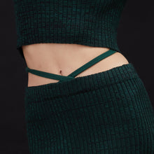 Cosmo Rib Sweater Midi Skirt - Deep Forest