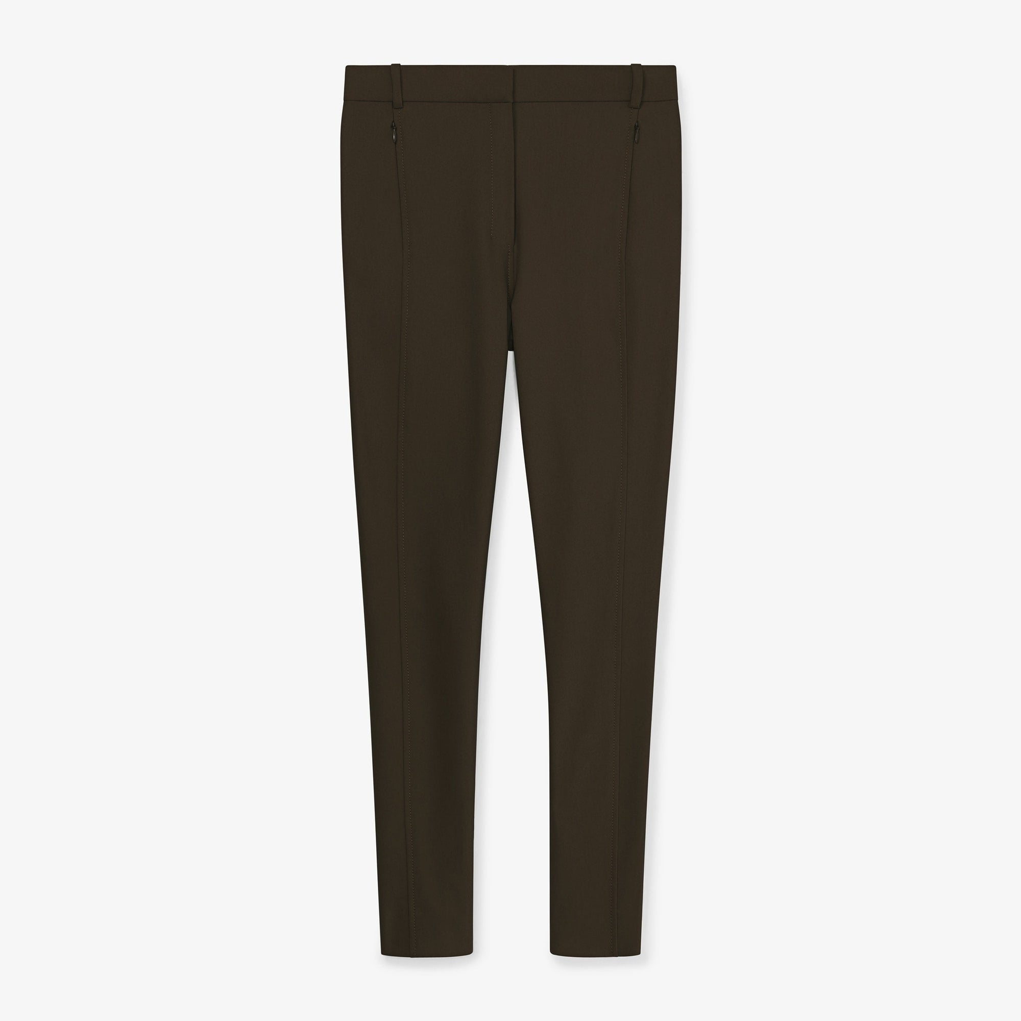 Packshot image of the curie pant in dark olive