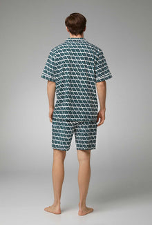 Men's BedHead x Mr.Turk Snail Men's Short Sleeve Stretch Jersey Boxer PJ Set