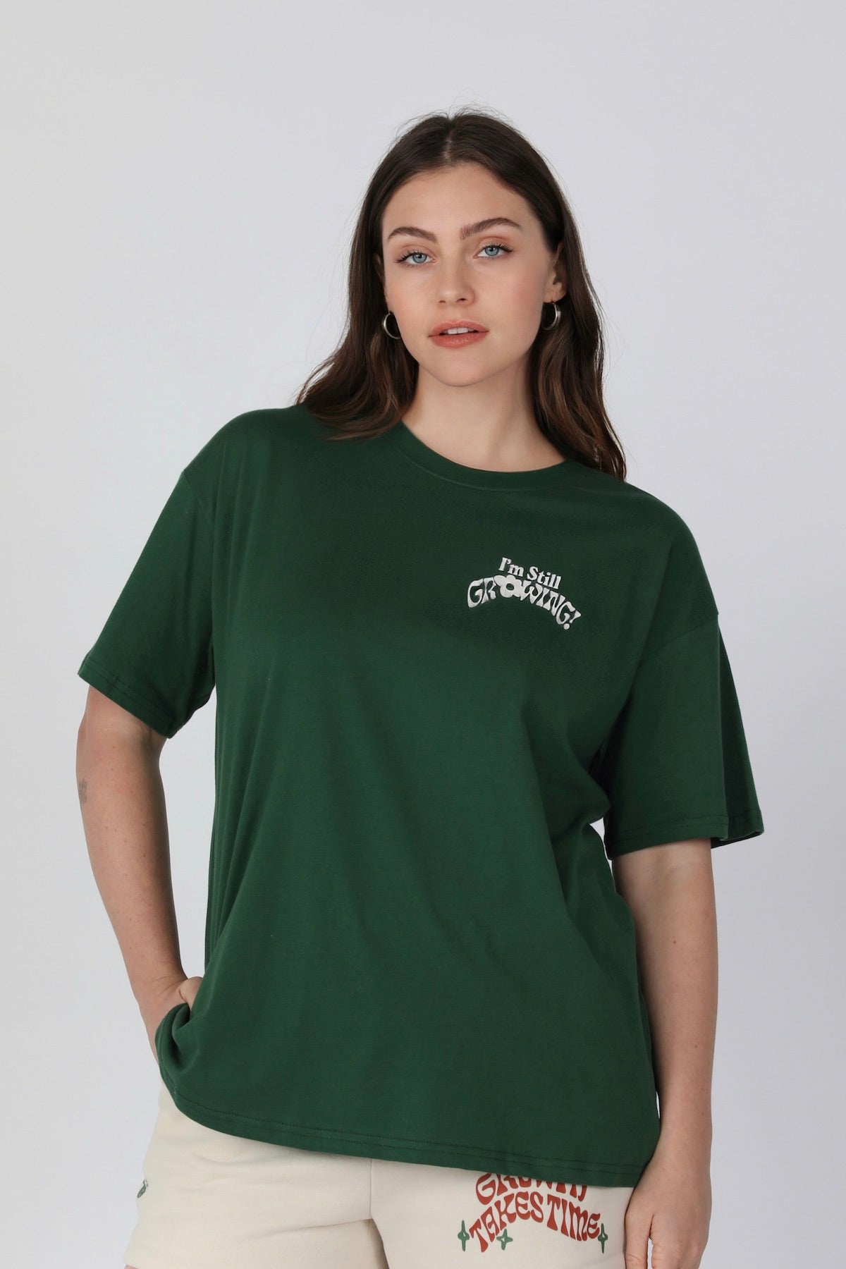 (Unisex) Growth Takes Time Oversized Tee