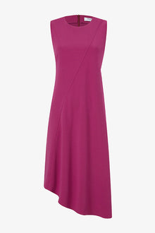 Packshot image of the Lara Dress - Eco Heavy Crepe in Berry | Still | Exclude