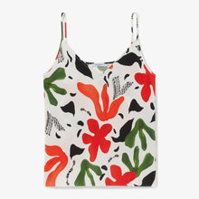 Packshot image of the lisey cami in cutout print